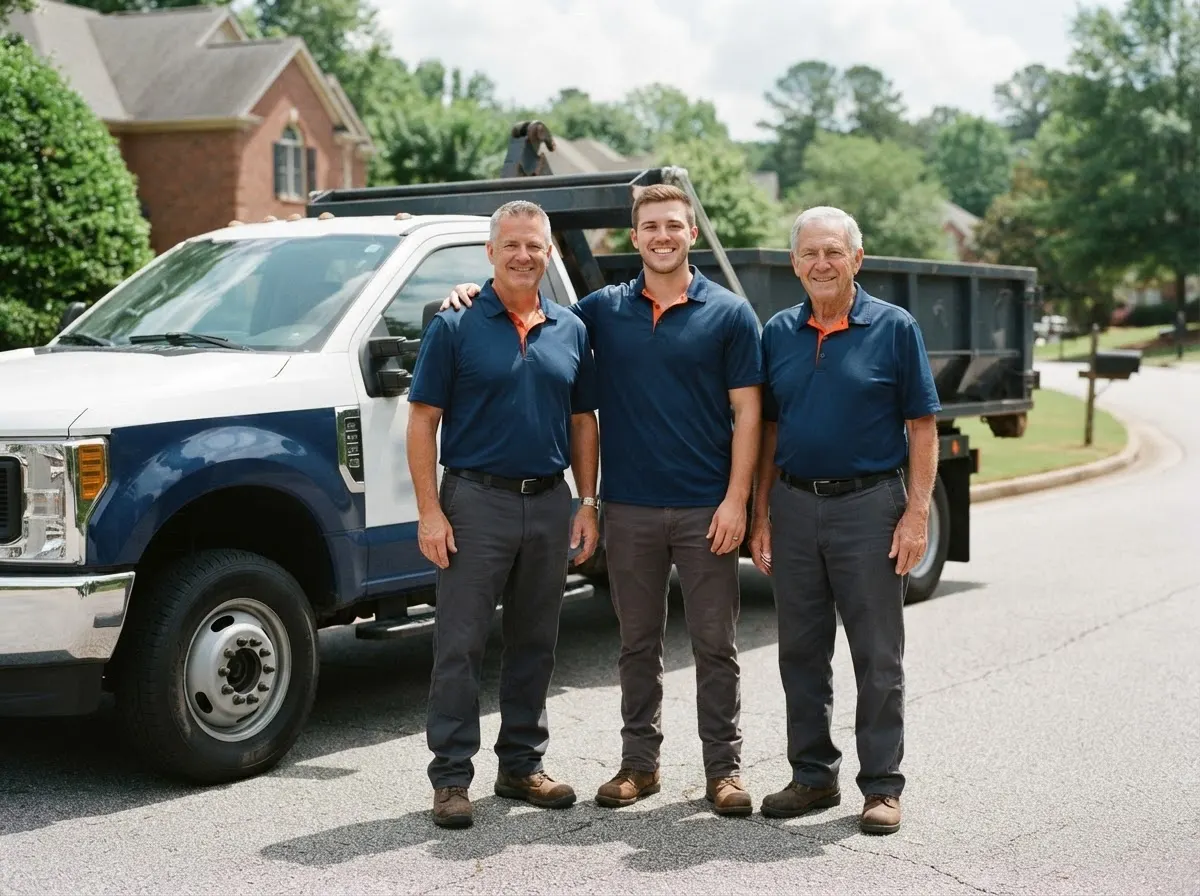 SolidWay Haul Services dumpster team in Atlanta, GA